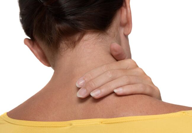 Irora ninu ọrun pẹlu osteochondrosis ti ọpa ẹhin